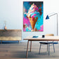 Wandbild Pop Art Eis