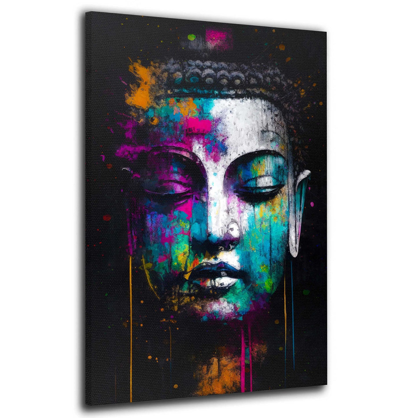 Wandbild abstrakt Buddha