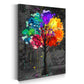 Wandbild abstrakt Pop Art Baum