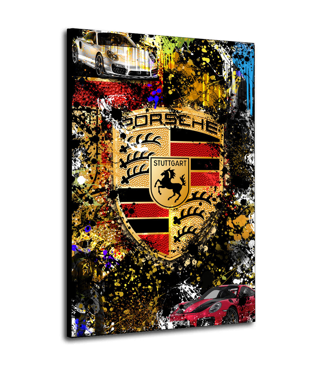 Sportwagen Pop Art – Wandbild