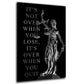 Justitia Silver Edition – Wandbild