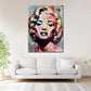 Wandbild Marilyn Abstract Colour Style