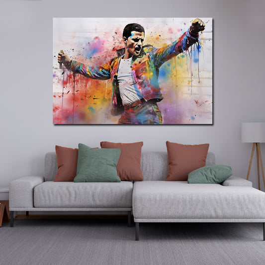 Mercury Abstract Pop Art Style Wandbild