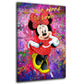 Wandbild Minnie Pop Art Kunstwerk, Comic