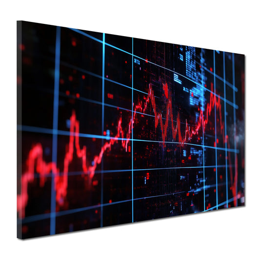 Wandbild Motivation Börsen Wallstreet digital modern