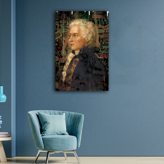 Wandbild Mozart Abstract Style