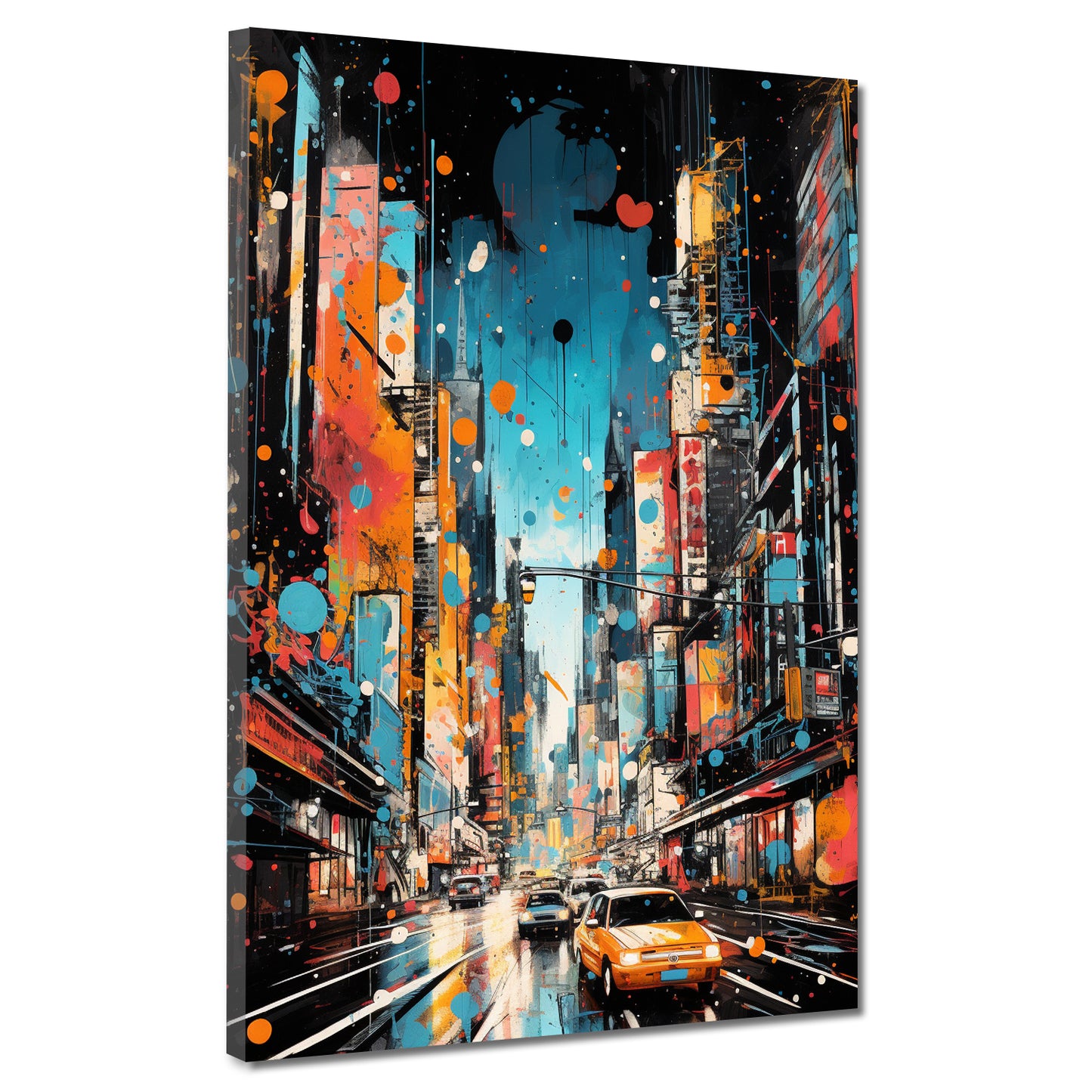 Wandbild New York City Painting Style