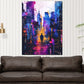 Wandbild New York Skyline Pop Art bunt modern