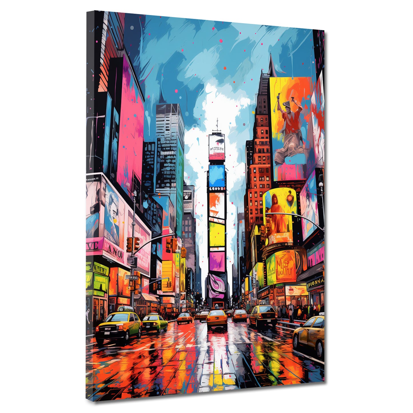 Wandbild New York USA Blue Sky