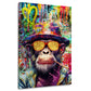 Affe mit Sonnenbrille – Wandbild