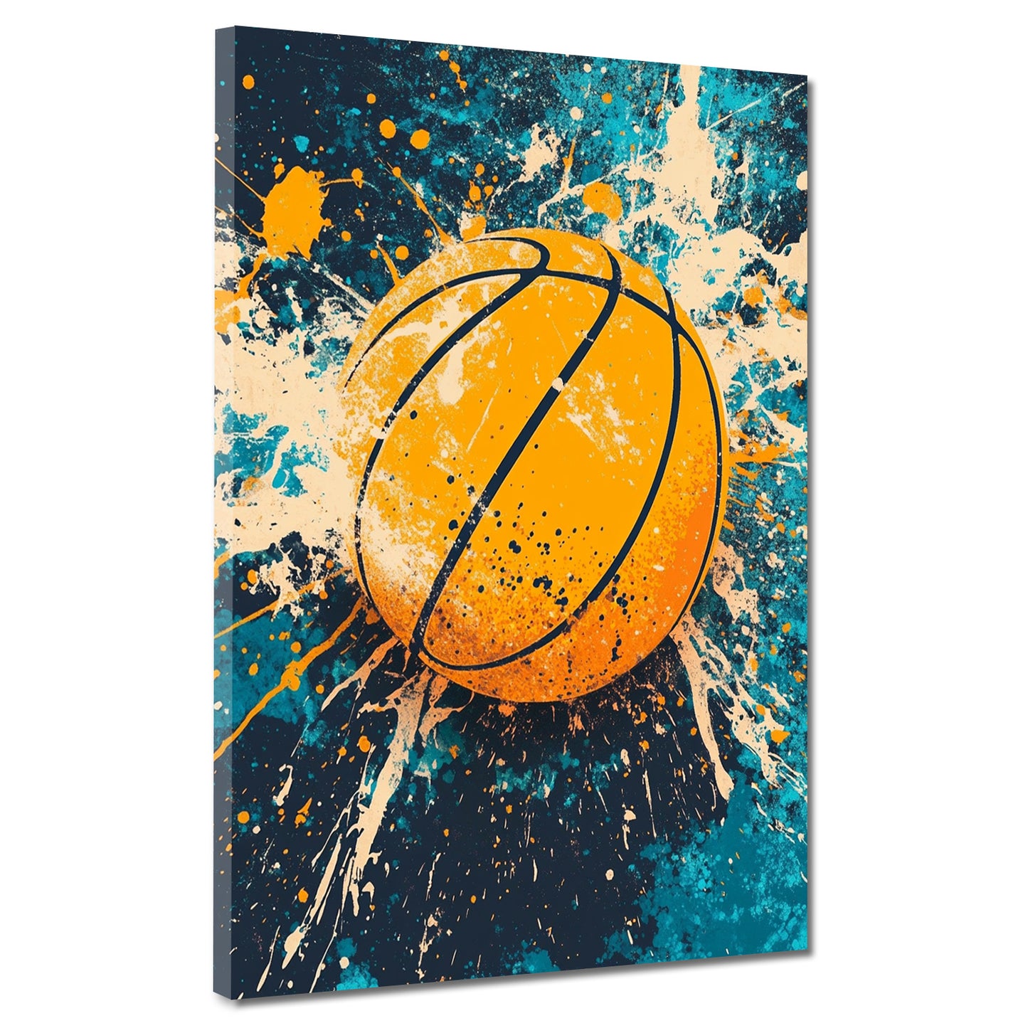 Wandbild Pop Art Basketball Energie Sport modern
