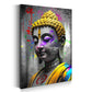 Wandbild Street Art Style Buddha Figur modern