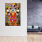 Wandbild Pop Art Duck Save Water Champagner Geld Erfolg
