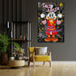 Pop Art Duck Save Water Champagner Luxus Erfolg Wandbild