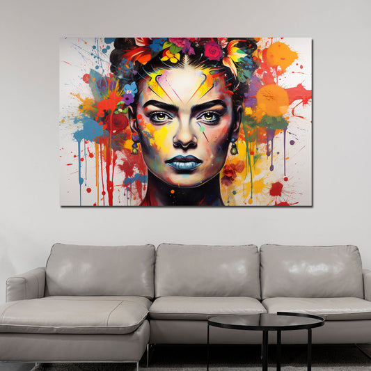 Wandbild Pop Art Frida