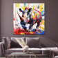 Wandbild Pop Art Nashorn bunt kraftvoll modern