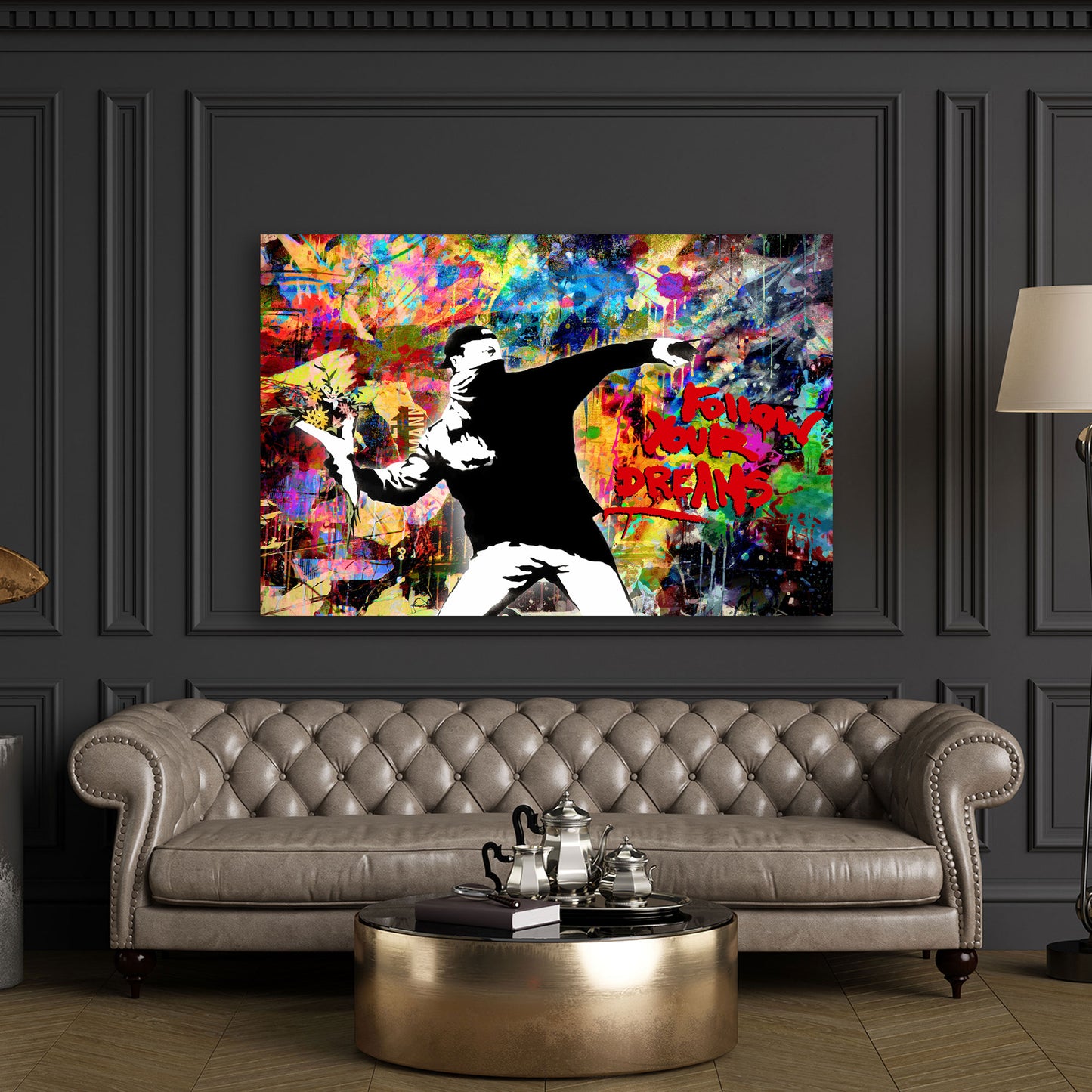 Wandbild Pop Art Rebell Dreams Street Art Style