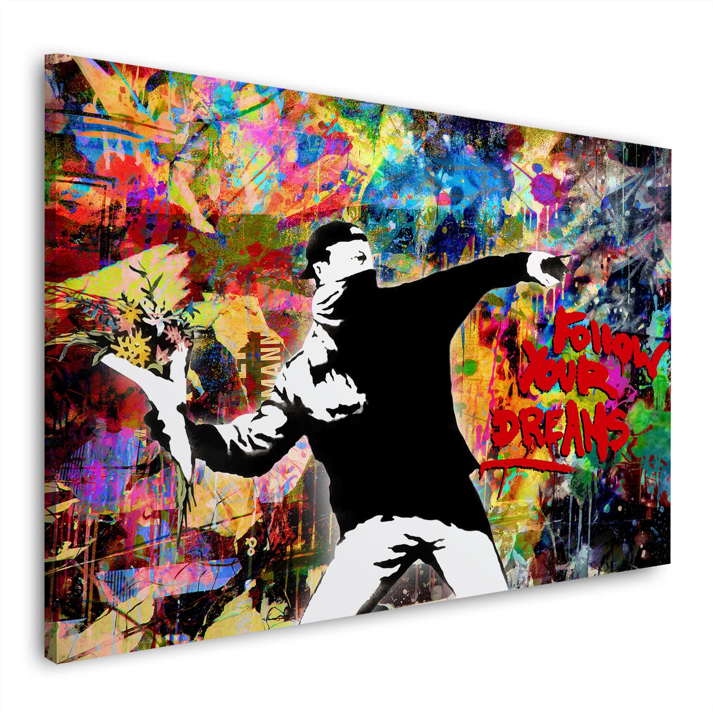 Wandbild Pop Art Rebell Dreams Street Art Style