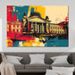 Wandbild Pop Art Reichstag Berlin Architektur bunt