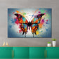 Wandbild Pop Art Schmetterling Colour Splash