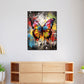 Wandbild Pop Art Schmetterling Splash