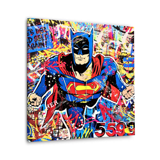 Wandbild Pop Art Super Hero