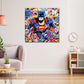 Wandbild Pop Art Super Hero