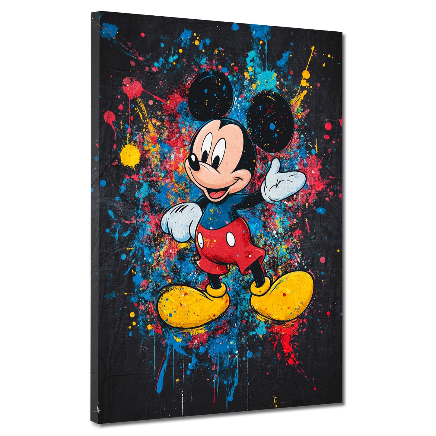 Wandbild Pop Art fröhliche Maus bunt verspielt