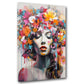 Frau im Flower Style – Wandbild