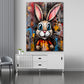 Wandbild Rabbit Abstract Pop Art Style