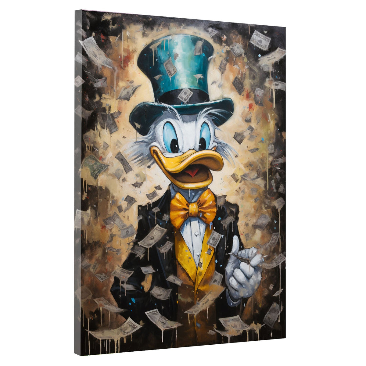 Money Rain – Wandbild