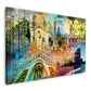 Spanien Barcelona Pop Art Architektur Sehenswürdigkeiten Wandbild