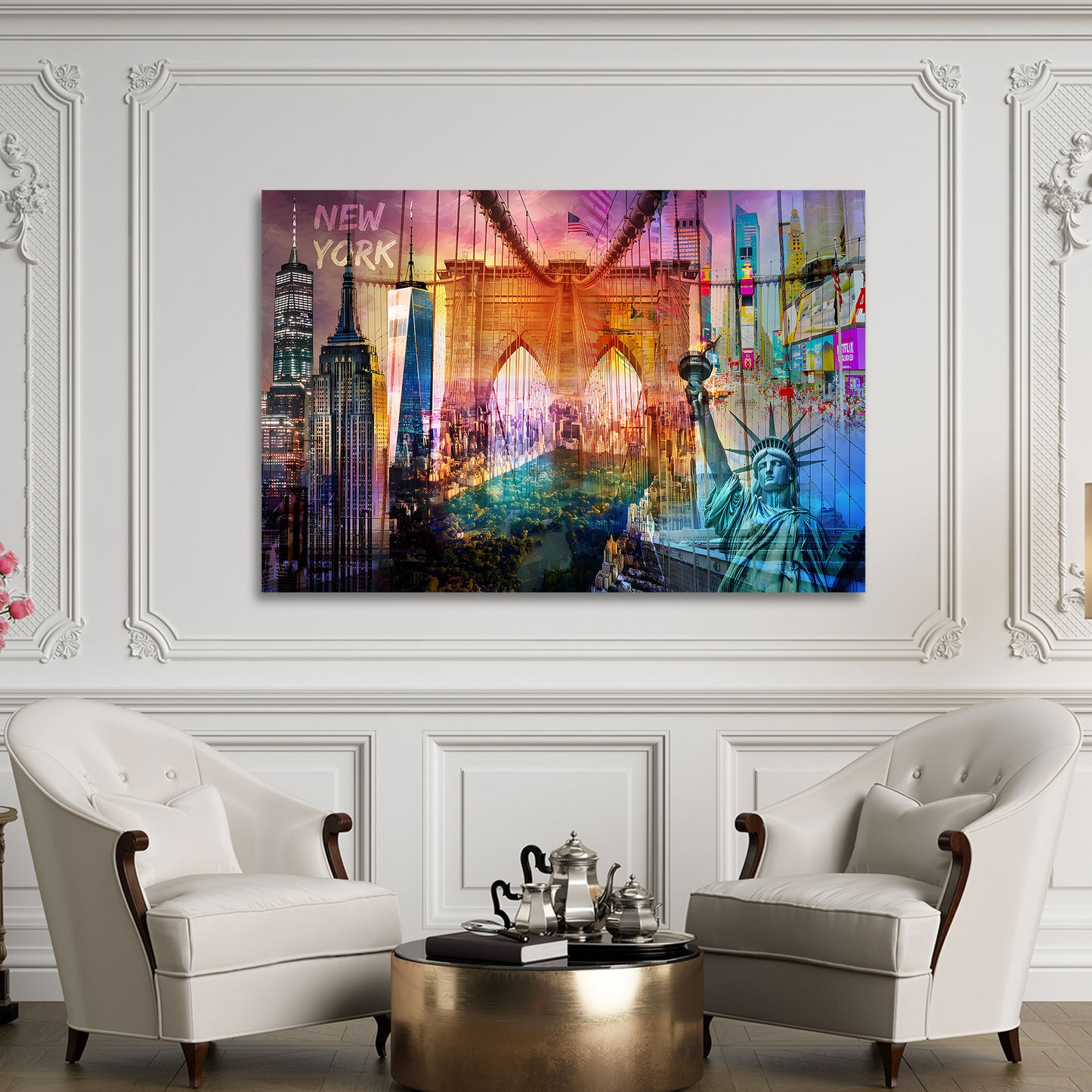 USA New York Skyline Central Park modern Wandbild
