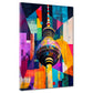 Wandbild Städte Pop Art Berlin Fernsehturm bunt abstrakt