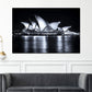 Wandbild Städte Sydney Opernhaus Nachtaufnahme Wasser Spiegelung