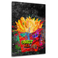 Wandbild Street Art Pommes Graffiti Pop Art