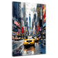 Wandbild Taxi in New York City Stadt USA