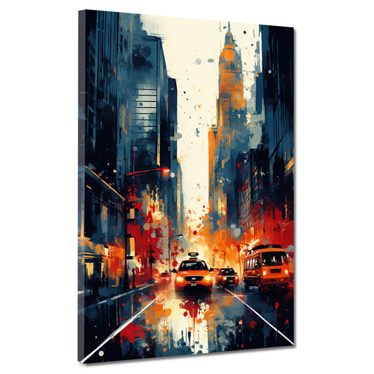 Wandbild USA New York abstrakt, Stadt