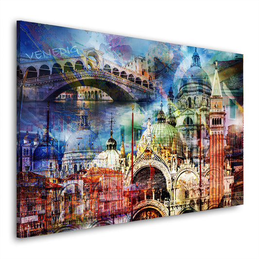 Wandbild Venedig Pop Art Wahrzeichen Italien