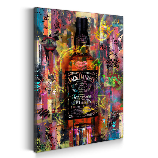 Wandbild Whiskey Abstract Style, Pop Art