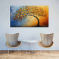 Wandbild abstrakt Baum Herbstfarben Natur modern farbenfroh
