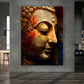 Wandbild abstrakt Buddha meditativ