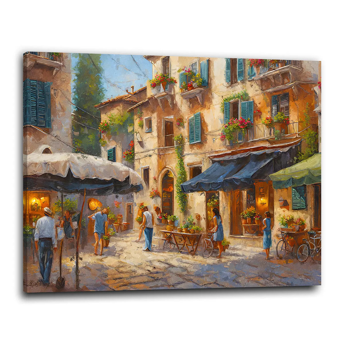 Italienische Altstadt – Wandbild