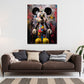 Wandbild abstrakt Maus Kaw Figur Pop Art Style