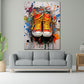 Wandbild abstrakt Schuhe Splash Street Art