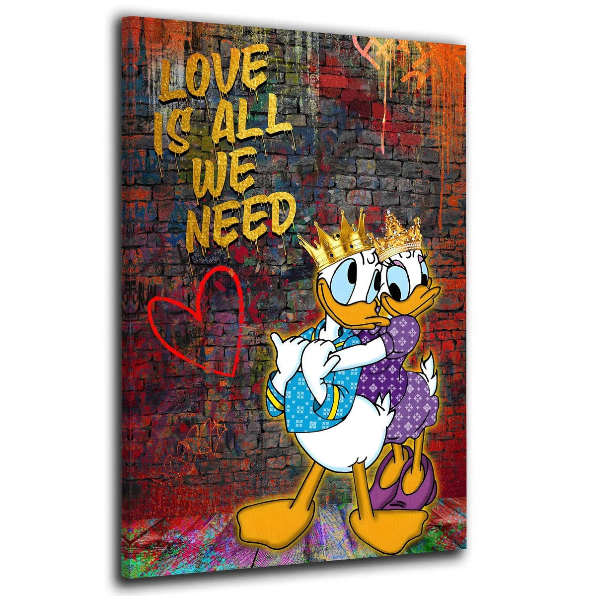 King Duck – Love Is All We Need – Wandbild