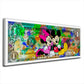 Wandbild Minnie Pop Art Kunstwerk, Comic