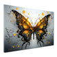 Wandbild modern Schmetterling Yellow Style