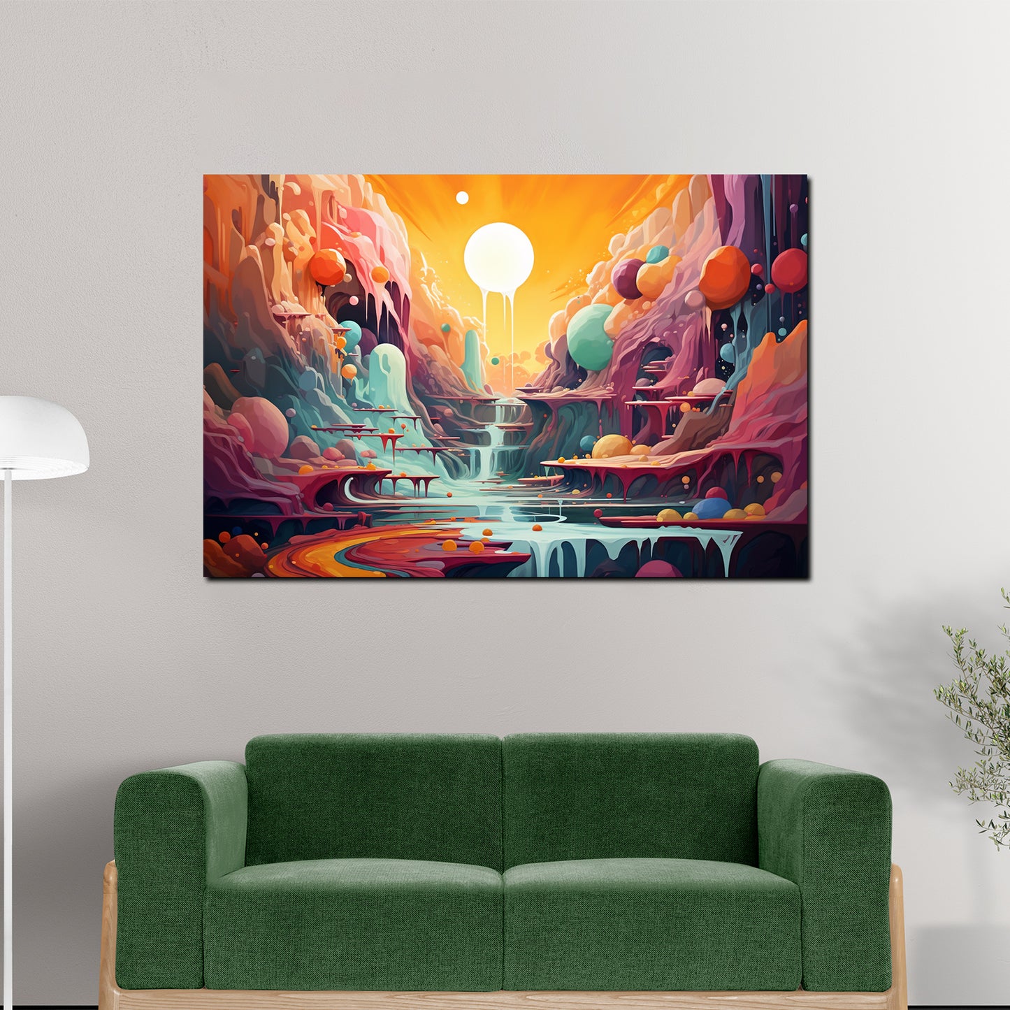 Wandbild surrealistische Traumlandschaft