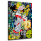 Wandbild Comic Hase im Pop Art Style